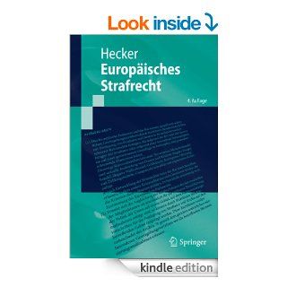 Europisches Strafrecht (Springer Lehrbuch) (German Edition) eBook: Bernd Hecker: Kindle Store
