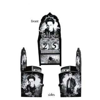 Twilight Edward Wooden Calendar with Drawer and Movable Blocks for Month and Day : Wall Calendars : Office Products