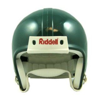 Riddell Blank Mini Football Helmet Shell   Forest Green: Sports & Outdoors