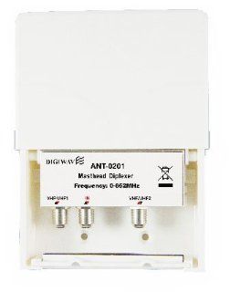 High Quality 2 in 1 out Diplexer for OffAir Antenna 0 862MHZ: Electronics
