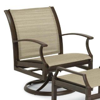 Woodard Sheridan Sling Swivel Rocking Lounge Chair : Patio Lounge Chairs : Patio, Lawn & Garden