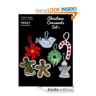 Crochet Pattern Christmas Tree Ornament Set PA867 R eBook: Maggie Weldon: Kindle Store