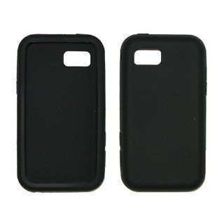 Black Soft Silicone Gel Skin Case Cover for Samsung Eternity SGH A867: Cell Phones & Accessories