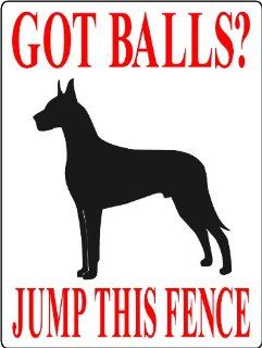 GREAT DANE ALUMINUM GUARD DOG SIGN 2590A 9"x12" ALUMINUM "ANIMALZRULE ORIGINAL DESIGN   "NO ONE ELSE IS AUTH0RIZED TO SELL THIS SIGN" (Any one else selling this sign is selling a CHEAP COPY) : Yard Signs : Patio, Lawn & Garden