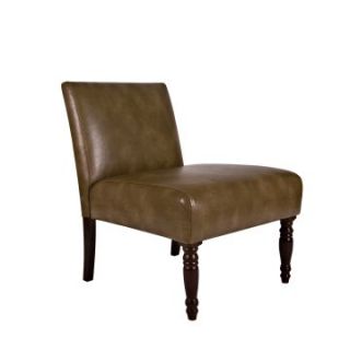 angelo:HOME Bradstreet Renu Leather Chair   Milk Chocolate Brown   Accent Chairs