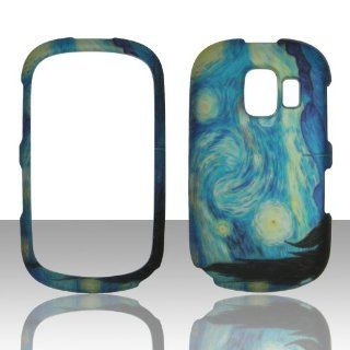 2D Blue Design Alcatel 871A / Alcatel One Touch OT871A Prepaid Go Phone (AT&T) Case Cover Phone Snap on Cover Cases Protector Faceplates: Cell Phones & Accessories