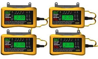 Save A Battery 8250 Quad 4 Bank 12 Volt Battery Charger Maintainer and Tester Pack: Automotive