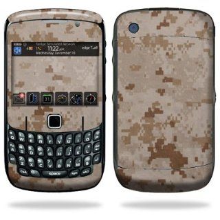 Protective Skin Decal Cover for Blackberry Curve 8500, 8520, 8530 Cell Phone Sticker Skins Desert Camo: Cell Phones & Accessories