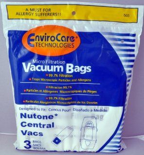 Nutone Central Vacuum Cleaner Bags Models 350, 450, 750, 850   Household Vacuum Bags Upright