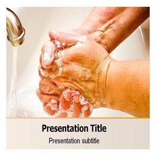 Personal Hygiene PowerPoint Template   Personal Hygiene PowerPoint (PPT) Backgrounds Templates: Software