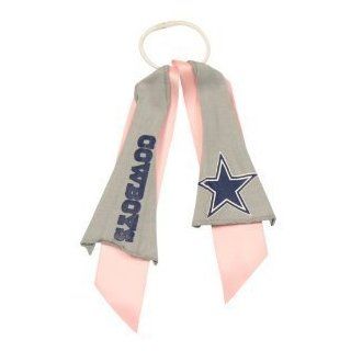 Dallas Cowboys Pink Ribbon Ponytail Holder: Everything Else