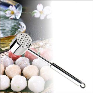 Kitchen Tools Stainless Steel Food Meat Tenderizer Pounder 10.5" Hammer K0369 1: Kitchen & Dining