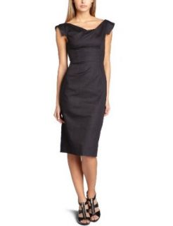 Maggy London Women's Stretch Cotton Denim Dress, Black, 2 at  Womens Clothing store: