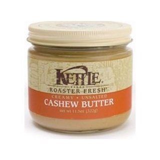 Kettle Creamy Cashew Butter, UNSALTED, 11.5 oz (Pack of 3) : Grocery & Gourmet Food