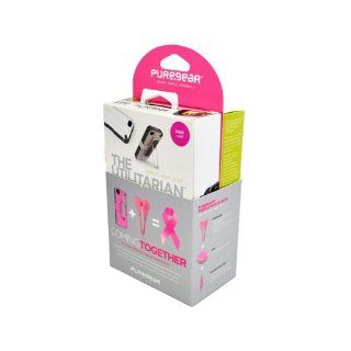 PureGear VC02 001 01858 Breast Cancer Awareness Bundle with Utilitarian Case for iPhone 4/4S   Retail Packaging   Pink: Cell Phones & Accessories