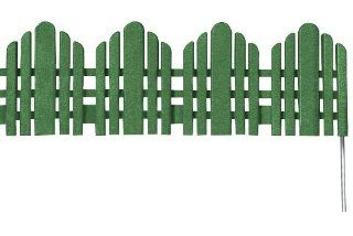Easy Gardener 863 Adirondack 22 Inch x 6 Inch Pound In Plastic Landscape Edging Sections, Green   18 Pack/33 Feet : Outdoor Decorative Fences : Patio, Lawn & Garden