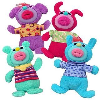 Sing a Ma Jigs Series 2 Set of 4 Hot Pink, Mint Green, Light Blue, Purple Toys & Games