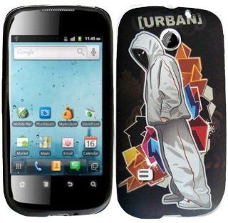 Gangster TPU Case Cover for Straighttalk Huawei Ascend 2 II M865C: Cell Phones & Accessories