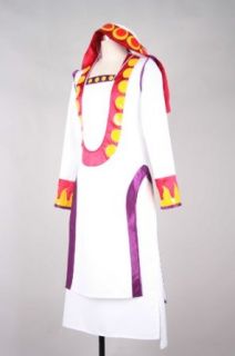 CosplayerWorld Cosplay Costume Size S Final Fantasy XII Yuna White Mage Halloween Cosplay Costume Final Fantasy XII Yuna White Mage Halloween Cosplay CostumeJapanese Anime Manga Convention Dress Suit Cosplay Tailor Made: Clothing