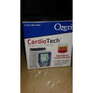 Ozeri BP2M CardioTech Premium Series Digital Blood Pressure Monitor with Hypertension Color Alert Technology: Health & Personal Care