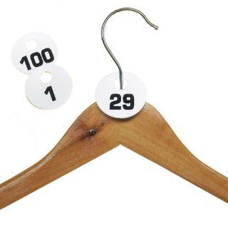 Cal Mil 869 Break Resistant Number 1 to 100 Coat Check Tags: Office Products