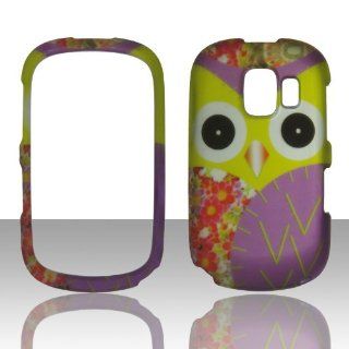 2D Yellow Owl Alcatel 871A / Alcatel One Touch OT871A Prepaid Go Phone (AT&T) Case Cover Phone Snap on Cover Cases Protector Faceplates Cell Phones & Accessories