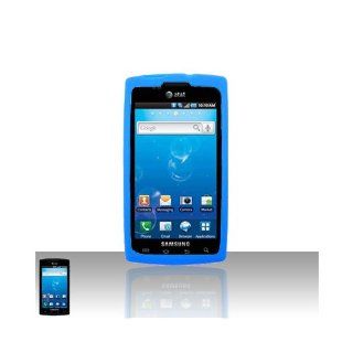 Blue Soft Silicone Gel Skin Cover Case for Samsung Captivate SGH I897: Cell Phones & Accessories