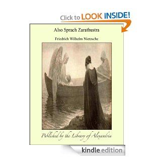Also Sprach Zarathustra (German Edition) eBook: Friedrich Wilhelm Nietzsche: Kindle Store