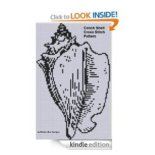 Conch Shell Cross Stitch Pattern eBook: Mother Bee Designs: Kindle Store