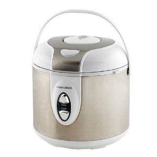 Black & Decker RC880 24 Cup Rice Cooker and Steamer, Brushed Stainless: Kitchen & Dining