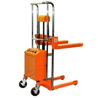 Bolton Tools New Key Operated Electric Powered Hand Forklift Stacker   880 LB of Capacity   59.1" Max Height   Model ETF40 15
