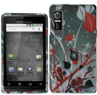 Red Burst Hard Case Cover for Motorola Milestone 3 XT883: Cell Phones & Accessories