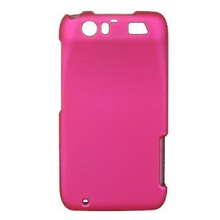 Hot Pink Rubberized Hard Case Cover for Motorola Atrix HD / MB886: Cell Phones & Accessories