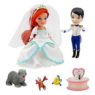''Once Upon a Wedding'' Disney Princess Darlings Doll Set   Ariel and Prince Eric: Toys & Games