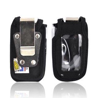 BLACK For Turtleback Motorola i890 Nylon Case Belt Clip: Electronics
