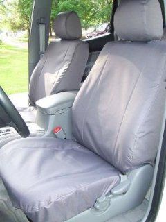 Exact Seat Covers, TC4 T914/T917 C8, 2005 2008 Toyota Tacoma SR5 Double Cab Exact Seat Covers Front and Back Seats, Gray Waterproof Endura: Automotive