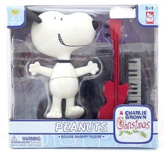 Peanuts: A Charlie Brown Christmas Series Deluxe Snoopy Figure (Dancing Snoopy): Toys & Games