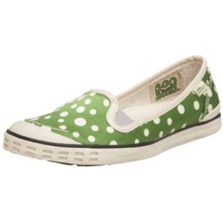 Simple Women's Cartoon Sneaker,Green,5 M: Shoes