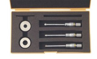 Mitutoyo 368 916 Holtest Vernier Inside Micrometer, Complete Unit Set, 0.275 0.5" Range, 0.0001" Graduation, +/ 0.0001" Accuracy: Industrial & Scientific