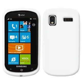Cbus Wireless White Silicone Case / Skin / Cover for Samsung Focus / SGH I917: Cell Phones & Accessories