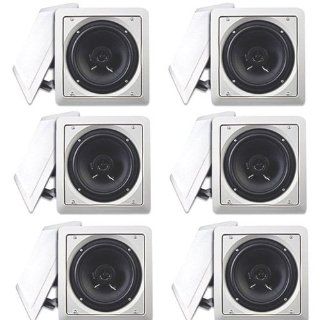 Acoustic Audio LC265i In Wall/Ceiling Speaker 6 Pair Pack 3000W Theater Surround Sound New LC265i 6Pr: Electronics