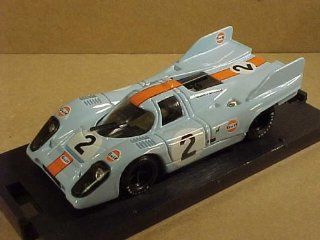 BRUMM 1/43 Scale Prefinished Fully Detailed Diecast Model, Porsche 917, Winner '71 1000 KM Monza, Wyer Gulf, #2, Rodriguez & Olivier R221 UPD04: Toys & Games