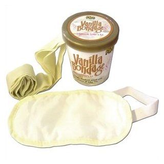 Vanilla Bondage Kit   Blindfold and Silky Ties: Health & Personal Care