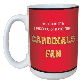 Tree Free Greetings lm44471 Cardinals College Football Fan Ceramic Mug with Full Sized Handle, 15 Ounce: Kitchen & Dining