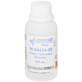 Hanna Instruments HI84434 55 Pump Calibration Solution, 100mL Bottle, For HI84434 Titratable Acidity Mini Titrator and pH Meter Science Lab Supplies