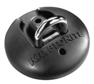Kryptonite 330202 Black 16mm Above Ground Stronghold Anchor: Sports & Outdoors