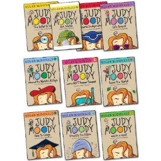 Judy Moody 10 Books Collection By Megan Mcdonald Pack Set (Gets Famous!, Saves the World!, Predicts the Future, The Doctor Is In!, Declares Independence!, Around the World in 8 1/2 Days, Goes to College, Judy Moody, Girl Detective, and the Not Bummer Summe