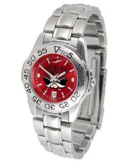 UNLV Running Rebels Ladies Stainless Steel Dress Watch : Sports Fan Watches : Sports & Outdoors