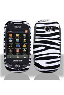 Samsung A927 Flight II Graphic Case   Black/White Zebra: Cell Phones & Accessories