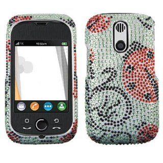 Hard Plastic Snap on Cover Fits Kyocera E3100 Rio Lady Bug Full Diamond/Rhinestone Cricket: Cell Phones & Accessories